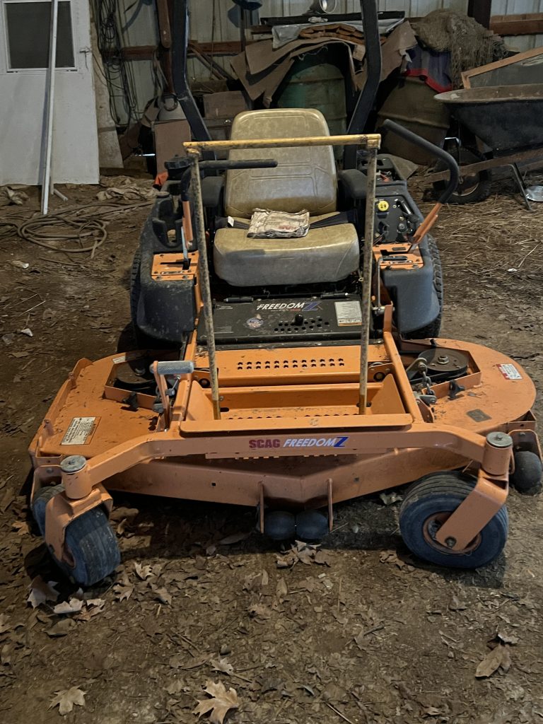 SCAG Mower, Quilts, Antiques and collectibles